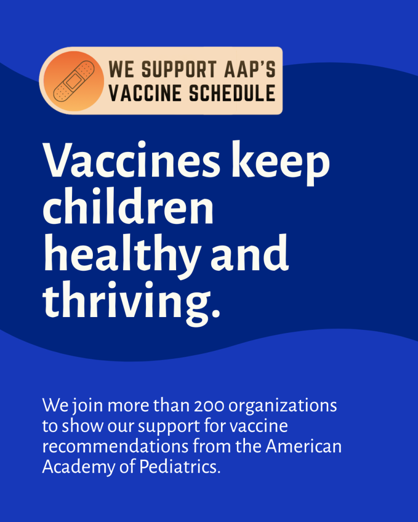 We support AAP’s immunization schedule | NASPGHAN
